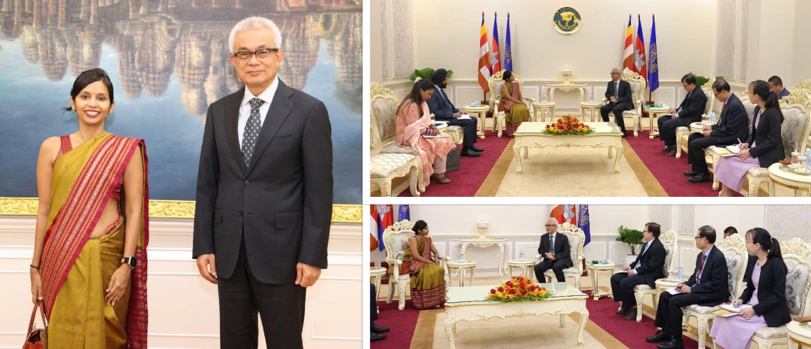 Ambassador Devyani Khobragade had a very productive meeting with His Excellency Akka Pundit Sapheacha AUN Pornmoniroth