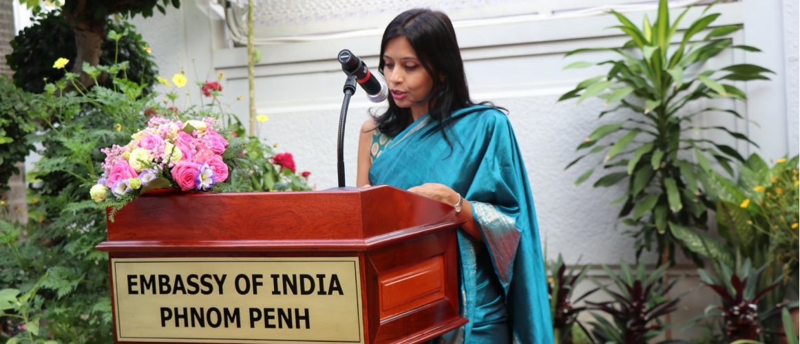  Embassy of India, Phnom Penh celebrated the 72nd Republic Day of India